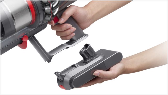The Dyson Outsize vacuum click-in battery The Dyson Outsize vacuum click-in battery