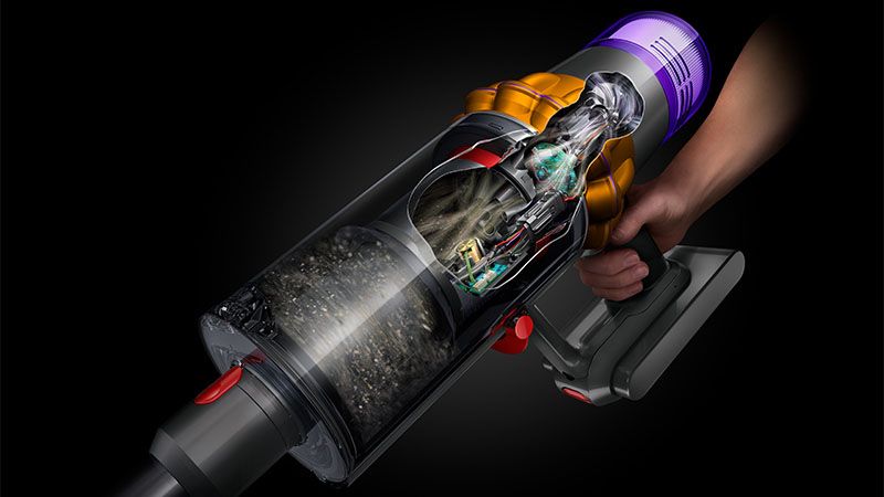 Dyson vacuum piezo sensor