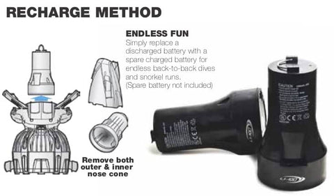 Replacement Battery for Yamaha 500Li Underwater Sea Scooter